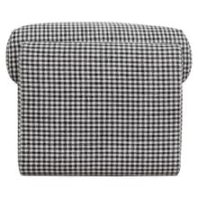 Houndstooth Varo Ottoman Bench